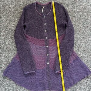 Free People Purple and Pink Sweater